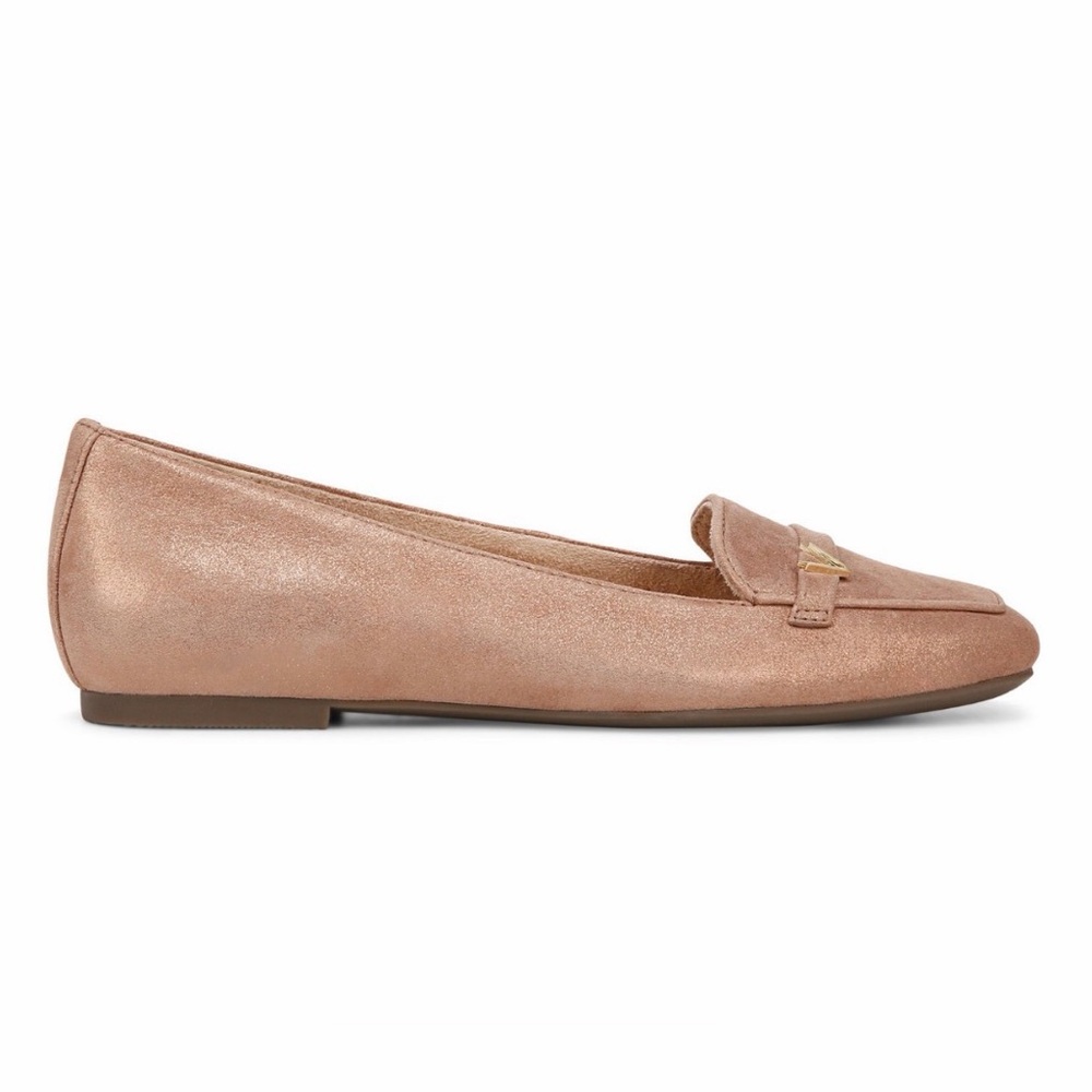 Vionic Women's Hayes Rose Gold Loafers - Picture 2 of 6
